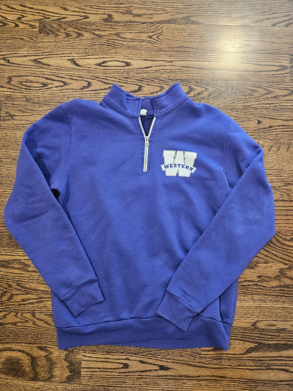 Western University Vintage Quarter-Zip Sweatshirt